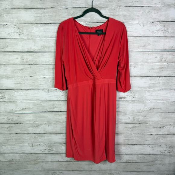Adrianna Papell Jersey Knit Sheath Dress Size 14 - Picture 1 of 4